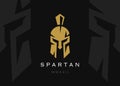 Spartan warrior logo knight icon