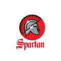 Spartan warrior with a shiny helmet icon