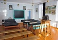 Spas-Klepiki, interior of school-Museum of poet S. Yesenin Royalty Free Stock Photo