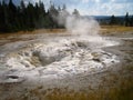 Spasmodic Geyser located in the Upper Geyser Basin, Yellowstone NP Royalty Free Stock Photo