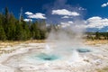 Spasmodic Geyser at upper geyser basin Royalty Free Stock Photo