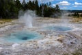 Spasmodic geyser Yellowstone Royalty Free Stock Photo