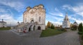 Spaso-Borodino monastery on the Borodino field in Central Russia in autumn. Royalty Free Stock Photo