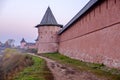 The Spaso-Evfimiev Monastery in Suzdal. Wall. Royalty Free Stock Photo