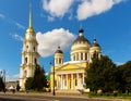 Spaso-Preobrazhensky Cathedral in provincial town of Rybinsk. Russia