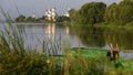 Spaso-Yakovlevsky Monastery in Rostov Veliky from Nero's lake