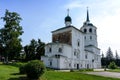 Russia, Irkutsk - July 6, 2019: Spasskaya Church of Chist the Saviour in the center of Irkutsk city is one of the oldest Royalty Free Stock Photo