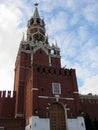 The Spasskaya Tower of the Moscow Kremlin Royalty Free Stock Photo