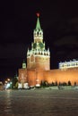 Spassky Tower of Moscow Kremlin Royalty Free Stock Photo