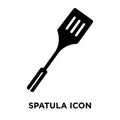 Spatula icon vector isolated on white background, logo concept o