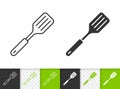 Spatula simple black line vector icon Royalty Free Stock Photo