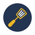 Spatula, utensil, kitchen, cooking Color with Background vector icon which can easily modify or edit Royalty Free Stock Photo
