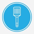 Spatula vector icon sign symbol Royalty Free Stock Photo