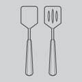 spatulas. Vector illustration decorative design