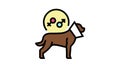 spaying and neutering pet color icon animation