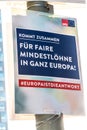 SPD political campaign poster
