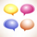 Speach bubbles Royalty Free Stock Photo