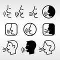 Speak head technology signs