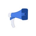 speak megaphone cartoon vector illustration