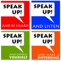 Speak up