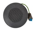 Speaker of an acoustic system an audio for playing music in a car interior on a white isolated background in a photo studio. Spare Royalty Free Stock Photo