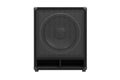 Speaker audio black, front view Royalty Free Stock Photo