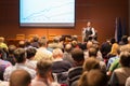 Speaker at Business Conference and Presentation. Royalty Free Stock Photo