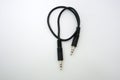 Speaker cable 3.5mm Royalty Free Stock Photo