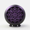 Minimalist Gothic Pentacles Speaker In Dark Purple And Black