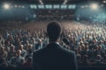 Speaker giving a talk in conference hall at business event Royalty Free Stock Photo