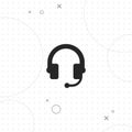 Speaker, headphones, vector best flat icon Royalty Free Stock Photo