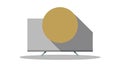 Speaker icon, audio, volume, sound, output, music, vector design Generative AI Royalty Free Stock Photo