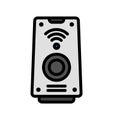 Speaker icon in filled line style about internet of things for any projects Royalty Free Stock Photo