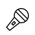 Speaker vector thin line icon Royalty Free Stock Photo