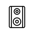 Speaker vector thin line  icon Royalty Free Stock Photo