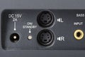 Speaker Inputs Royalty Free Stock Photo