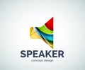 Speaker logo business branding icon