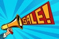 Speaker megaphone sale text