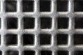 Speaker metallic grid close up Royalty Free Stock Photo