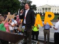 Speaker at the Rally at the White House