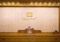 Speaker's seat at the Parliament of Myanmar