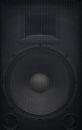 Speaker sound isolate. Sound music system hi-fi. Audio stereo bass monitor Royalty Free Stock Photo