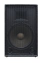 Speaker sound isolate. Sound music system hi-fi. Audio stereo bass monitor Royalty Free Stock Photo