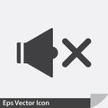 Speaker sound vector icon