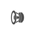 Speaker subwoofer icon design template illustration