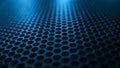 The speaker surface mesh is blue Royalty Free Stock Photo