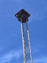 speaker tower of a high pole Royalty Free Stock Photo