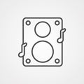 Speaker vector icon sign symbol Royalty Free Stock Photo