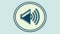 Speaker Volume Icon, Audio Level Control, vector design Generative AI Royalty Free Stock Photo