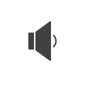 Speaker volume sound icon vector Royalty Free Stock Photo